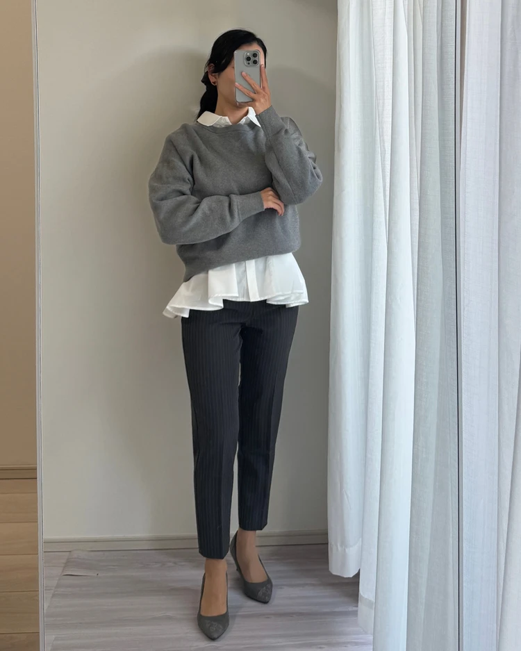 VIS ヘムデザインシャツでオフィスコーデを作ってみた！