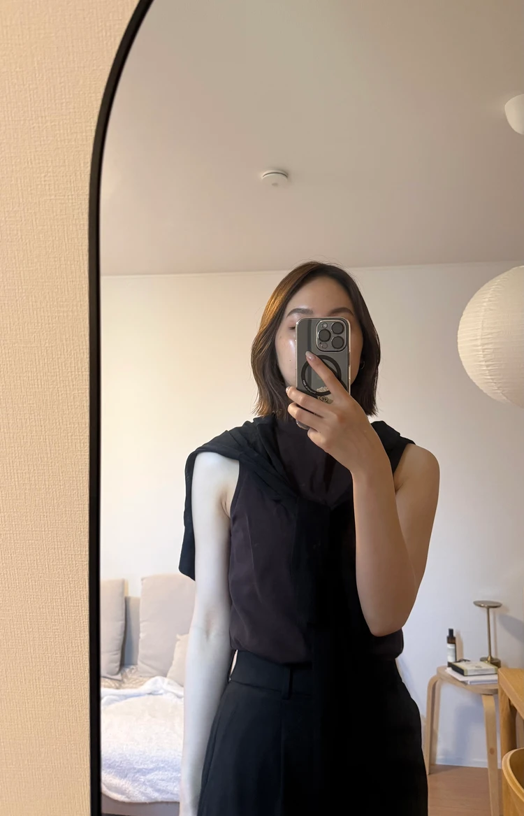 【UNIQLO】猛暑でも手放せない!買ってよかったライトVネックカーディガン #冷房対策_6_1