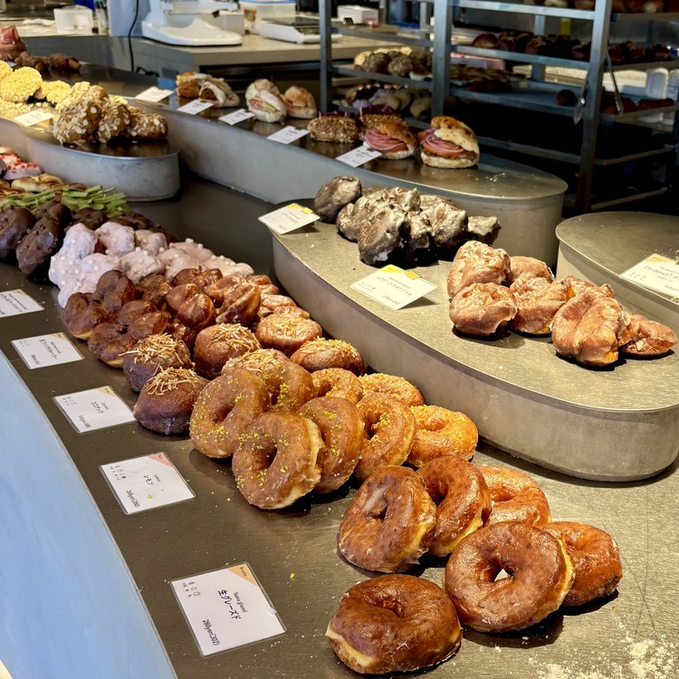 I'm donut?のドーナツが並んでいるところ