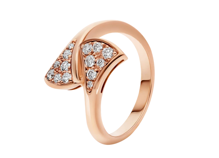 ブルガリ 「ディーヴァ ドリーム」リング(PG×DIA)