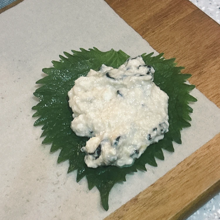 長谷川あかりさんレシピ"豆腐と塩昆布の春巻き"