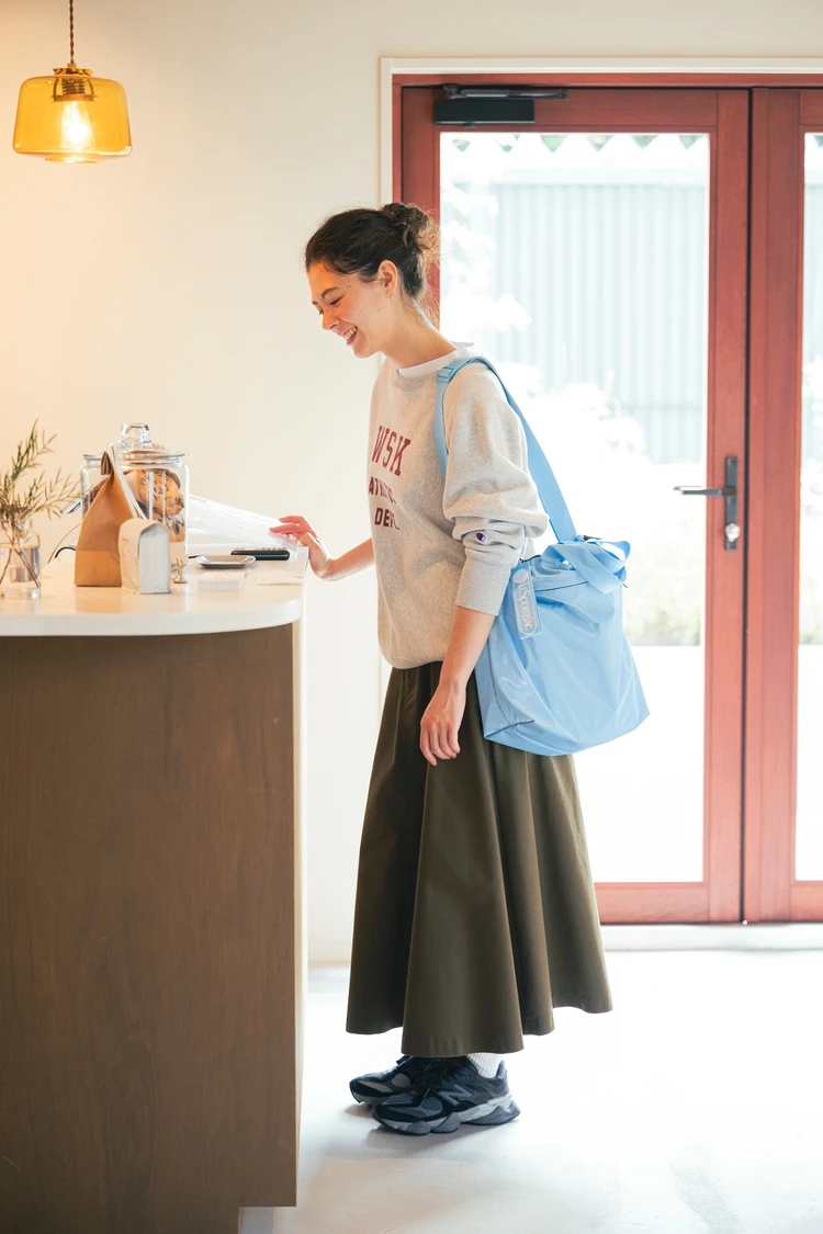 ひとりっぷ®×LeSportsac(レスポートサック)バッグブルー肩掛け