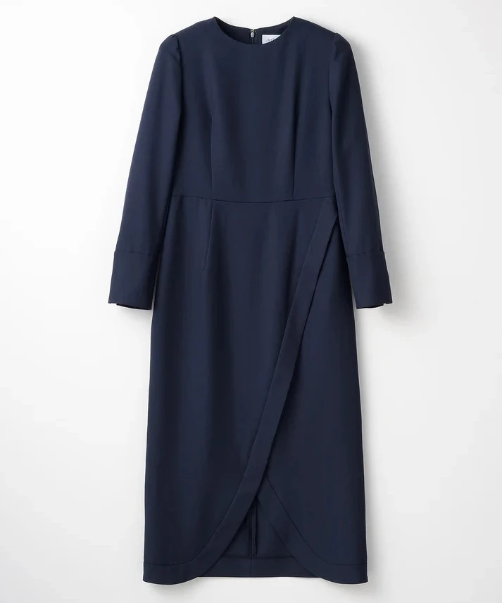 アウディーレ　Tulip hem dress　Navy