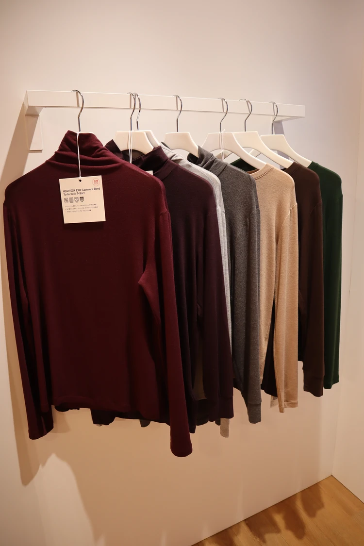 UNIQLO : C ユニクロ シー コラボ 2025 秋冬 コレクション 9月 5日 発売 極暖 ヒートテック カシミヤ ブレンド クルーネック タートルネック MEN メンズ WOMEN ウィメンズ