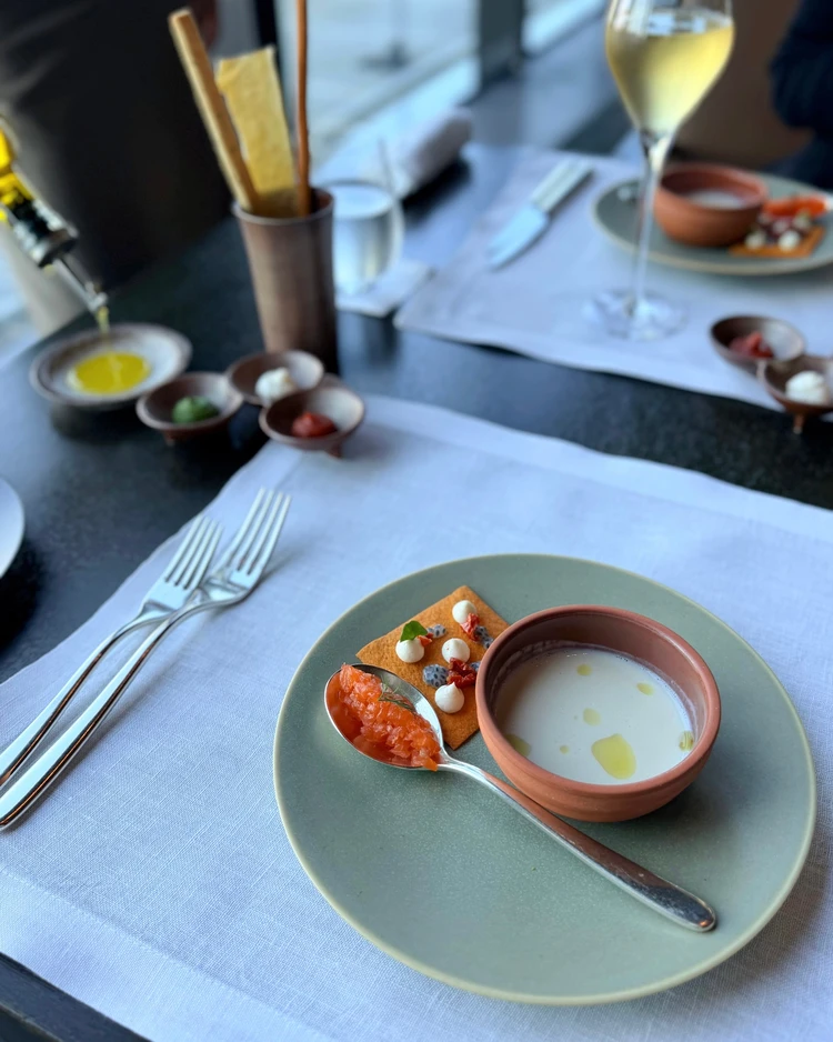 アマン東京　Arva　アルヴァ　お祝いランチ　アミューズ　東京ホテル　イタリアン