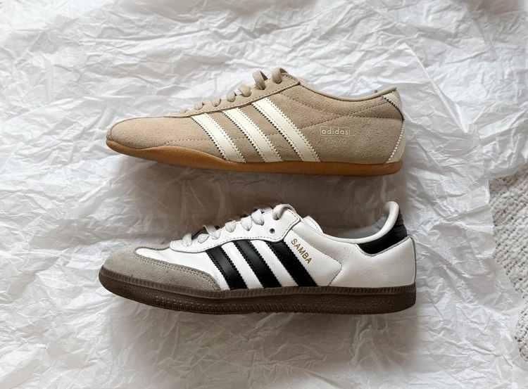 アディダススニーカーSAMBAとTOKYO比較