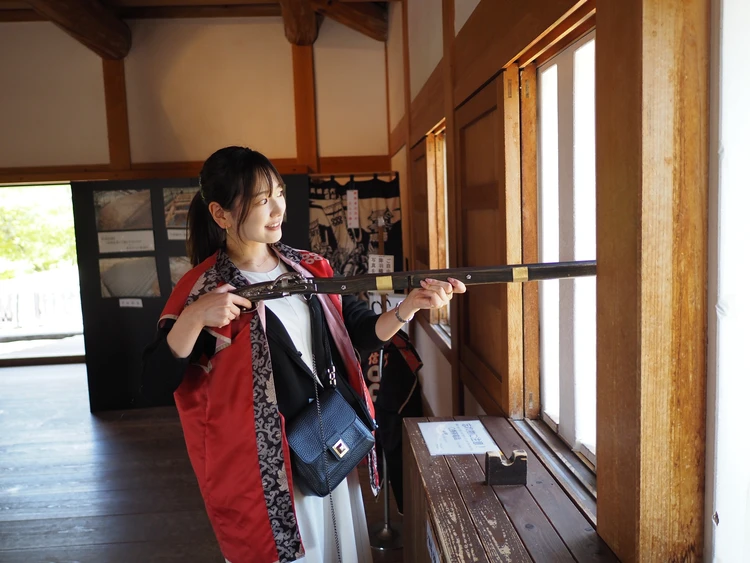 上田城 火縄銃体験