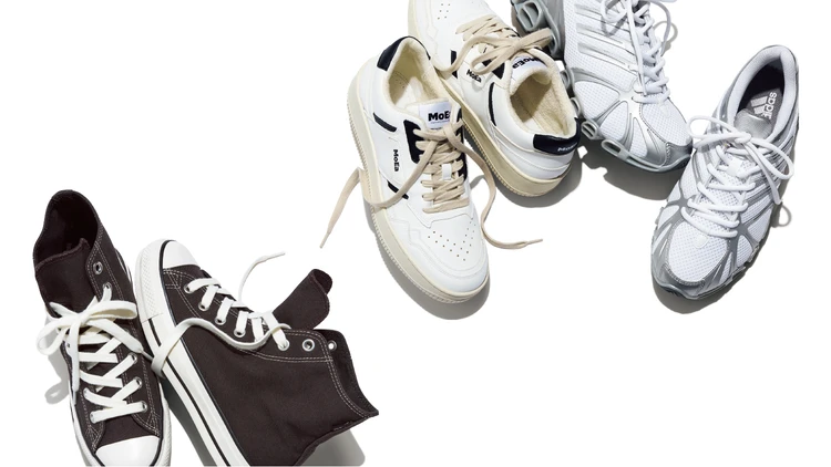 きれいめ服でも「スニーカーで素敵」になれる! この冬のスニーカー3つのキーワード