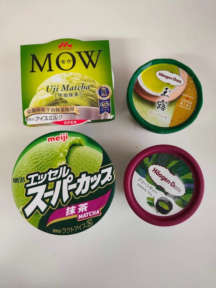 抹茶アイス　人気　食べ比べ