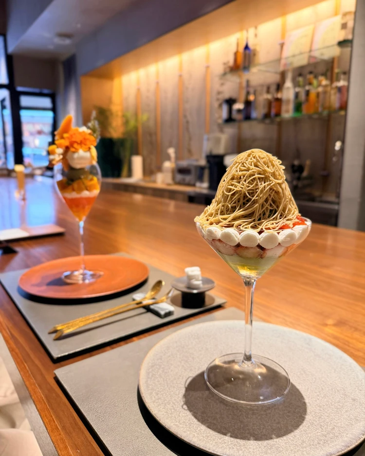 熱海 パフェ Maison de Parfait 十全十美 モンブラン 古屋旅館 熱海旅行