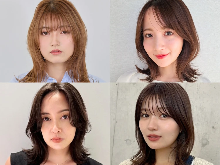 【2026年】小顔見えが叶う「ミディアム」ヘアスタイル19選。大人女子に似合う、今っぽく洒落るスタイルを厳選