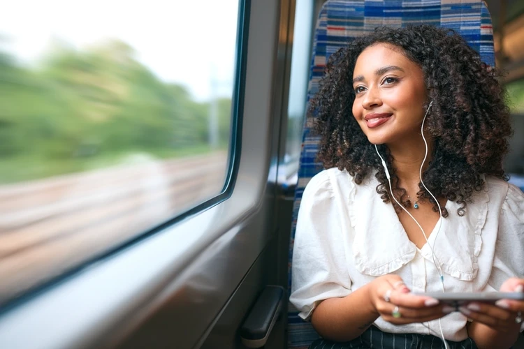 電車通勤のイメージ