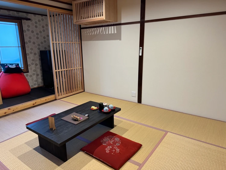 本館の部屋　熊本温泉おすすめ宿「おおぎ荘」食事が美味しい旅館　源泉かけ流し熊本　あか牛が食べられる宿　馬刺しが美味しい宿　星空が見える温泉宿　混浴温泉　阿蘇温泉　熊本温泉宿　扇温泉　黒川温泉が近い宿　熊本旅行