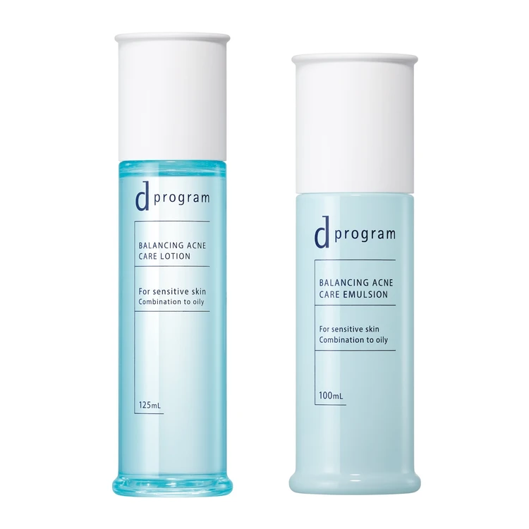 d プログラム バランス&アクネケア ローション EX、エマルジョン EX