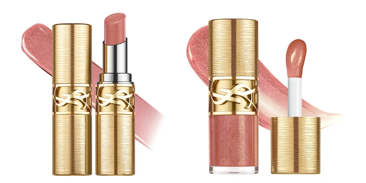 BAILA　コフレ　プレゼント　クチュール ミニ クラッチ＜コレクター＞ 限定1種 No.025 ￥11440  YSL ラブシャイン キャンディグレーズ＜コレクター＞ No.22 ￥6490、YSL ラブシャイン グロスプランパー＜コレクター＞ No.12 ￥5500