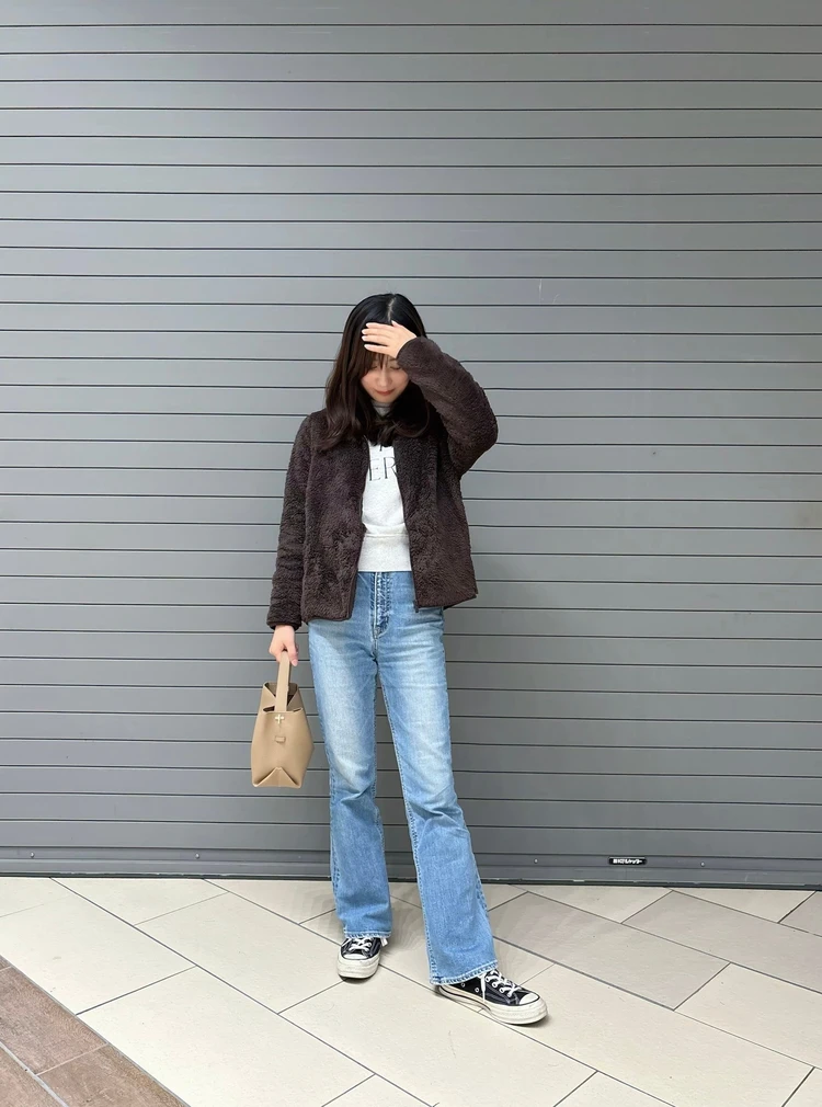 この冬の相棒♡【ユニクロ購入品】ファーリーフリースジャケット_1