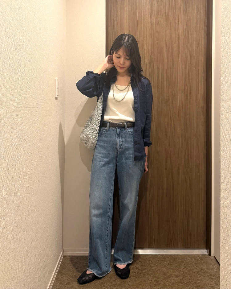 【ユニクロ購入品】春夏にヘビロテ間違いなしのリネンシャツ！_4