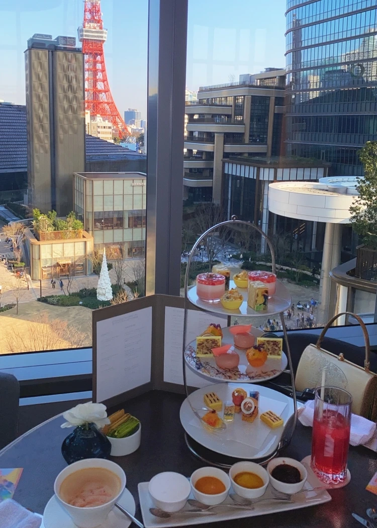 ジャヌ東京のアフタヌーンティーを訪問着で/ 東京タワーを望む非日常のご褒美時間_4_2