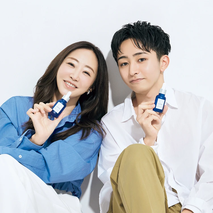 神崎恵さん、神崎優空さん タカミスキンピール