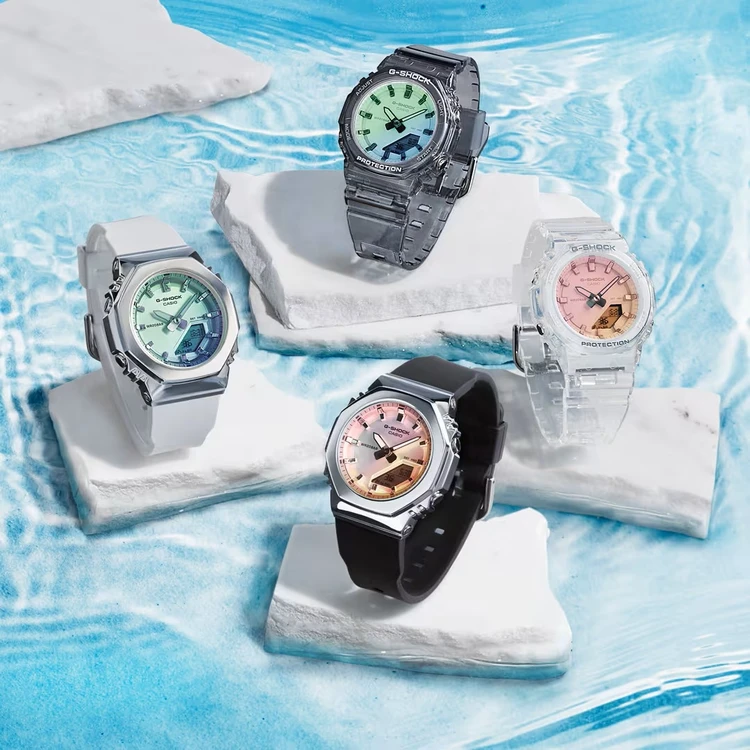 G-SHOCK】夏の光のきらめきをテーマにしたモデルが登場!|@BAILA G-SHOCK】夏の光のきらめきをテーマにしたモデルが登場!|@BAILA