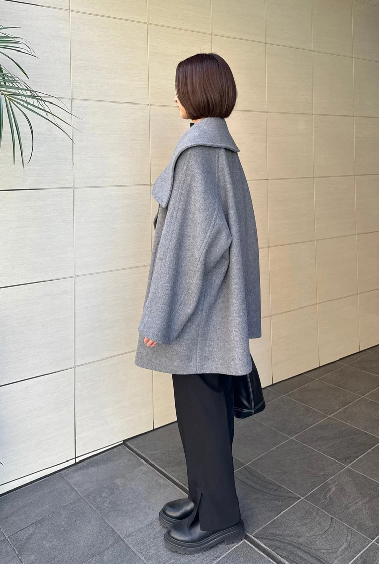  今年のコート・アウターはもう買った？【BABYLONE】（バビロン）のウールPコートが可愛すぎる🩶_2