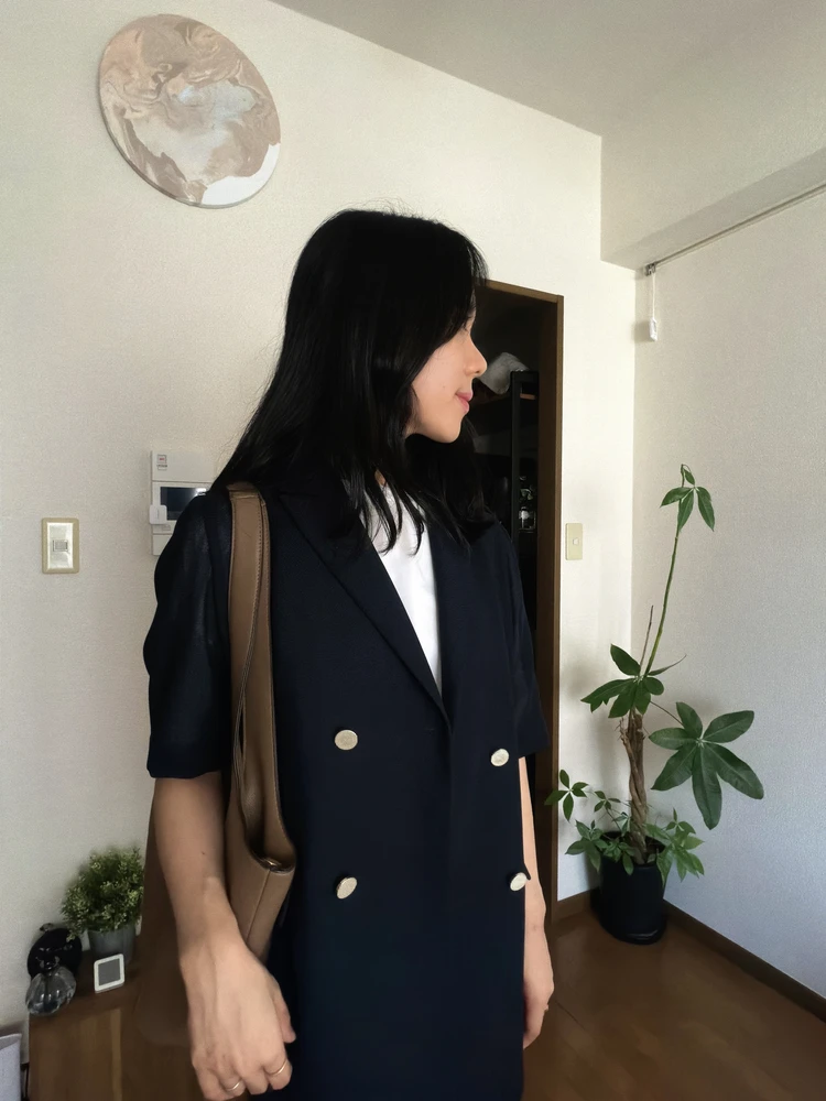 残暑に#半袖ジャケット。1万円以下で買える「きちんと見え」アイテムが便利！_3_1