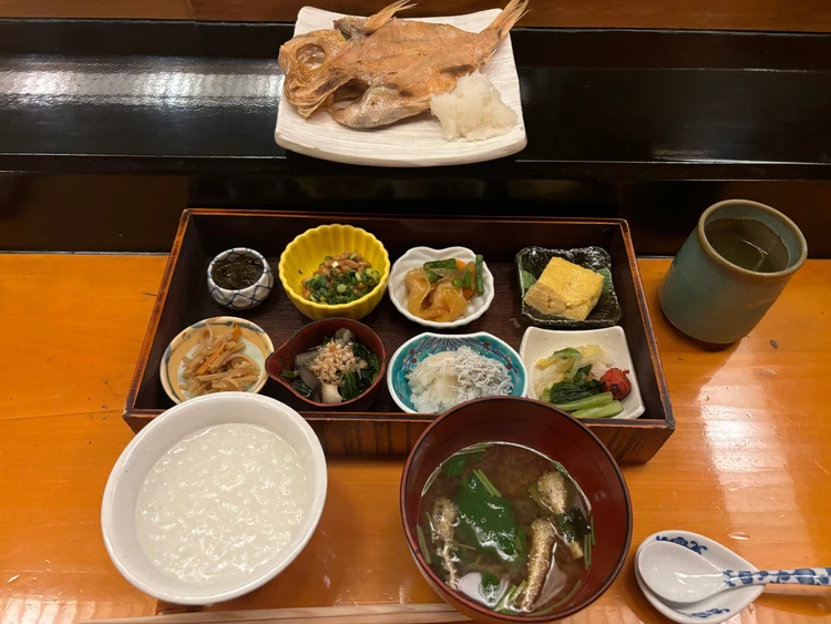 朝ごはんの様子