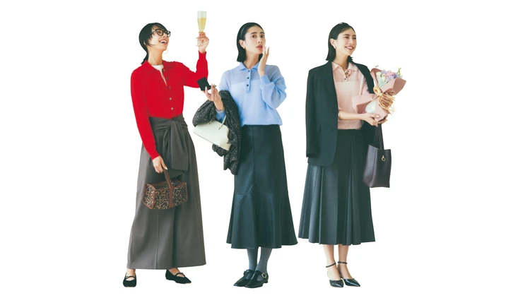 社内飲み会コーデの正解は「きれい色ポロニット」！上半身が盛れてきちんと感と愛嬌もアピール