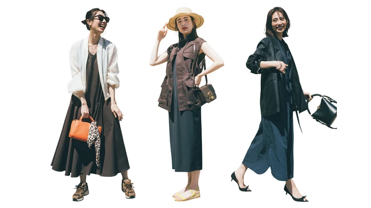 【夏のワンピース×薄軽はおりコーデ3選】さりげないUV効果やスタイルアップにも期待！
