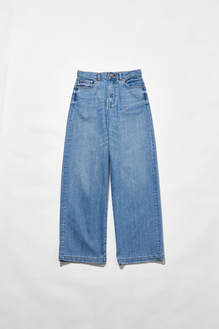 金子綾　23区DENIM サマー ストレート ワイド パンツ　サイズ36 金子綾 23区DENIM サマー ストレート ワイド パンツ サイズ36