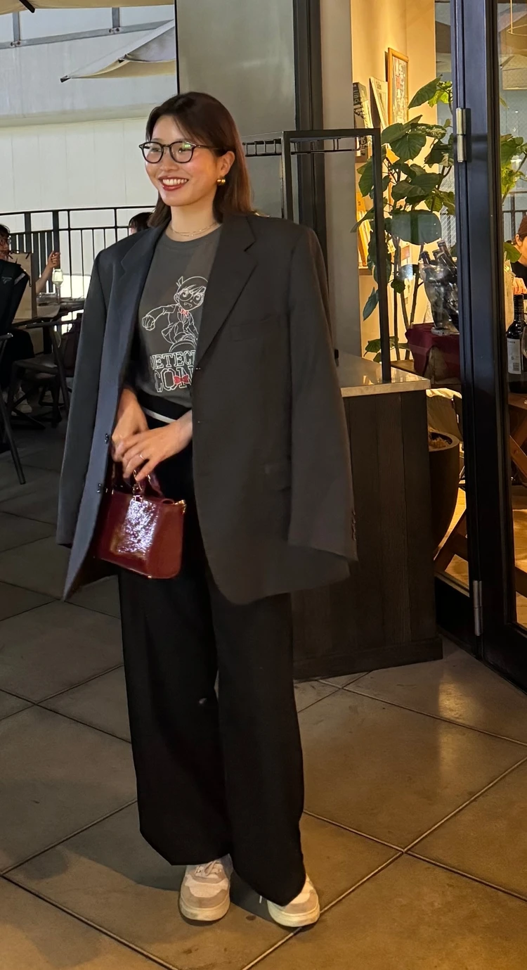 コナンコーデ コナングッズ コナンTコーデ コナンTシャツ キャラTコーデ 大人のキャラT コナン映画2025 コナン隻眼の残像