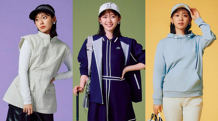 鈴木愛理さんが着こなす【30代のための洒落感ゴルフスタイル19コーデ】ゼクシィミックス、ニューエラ、テーラーメイド、ラコステ、アディダスから厳選!