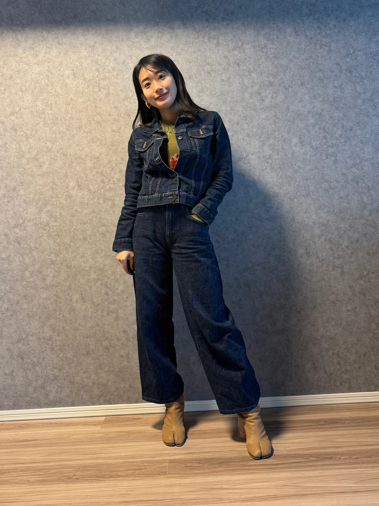 デニムセットアップ 手持ち服 着回し