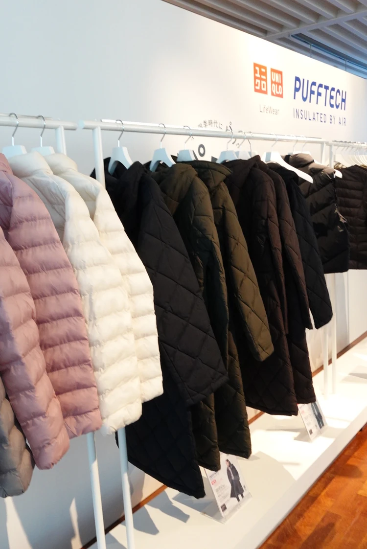 ユニクロ UNIQLO パフ展 パフテック アウター 原宿 無料 体験 イベント 限定 PUFFTECH 試着