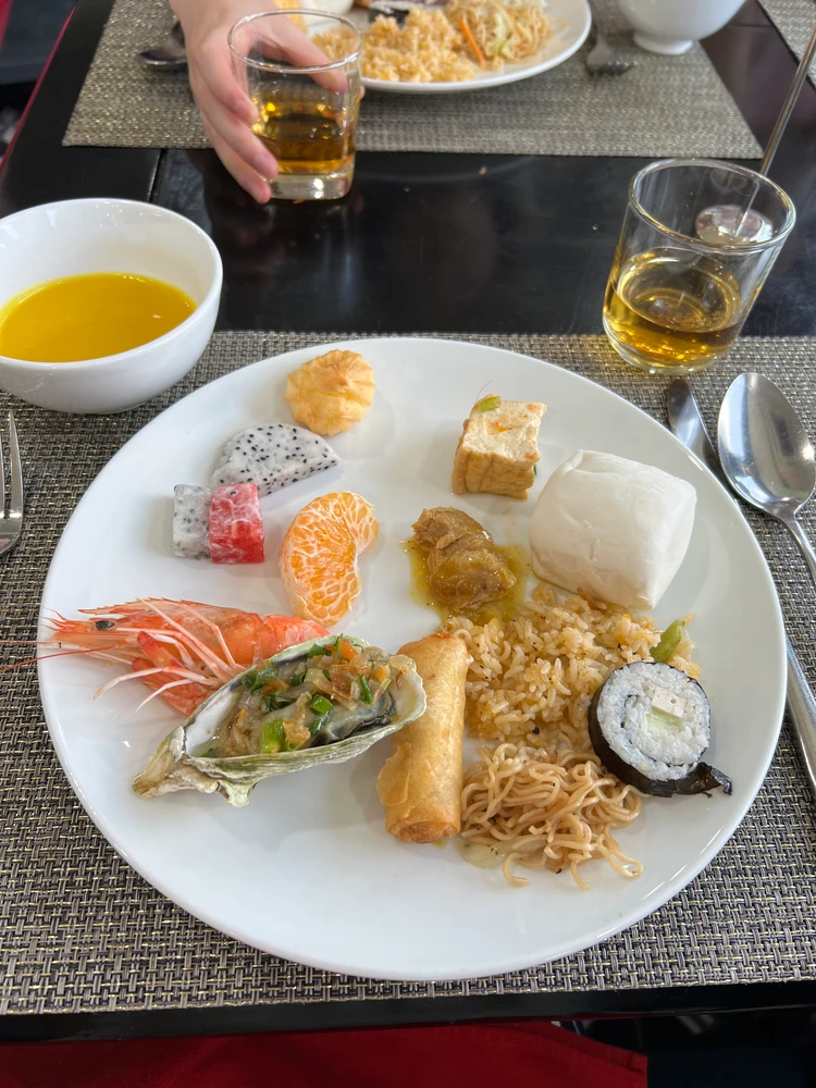 私のプレートはこんな感じ