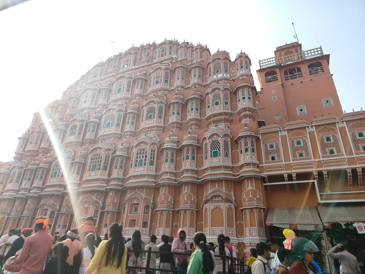 ジャイプール　ピンクシティ　街並み