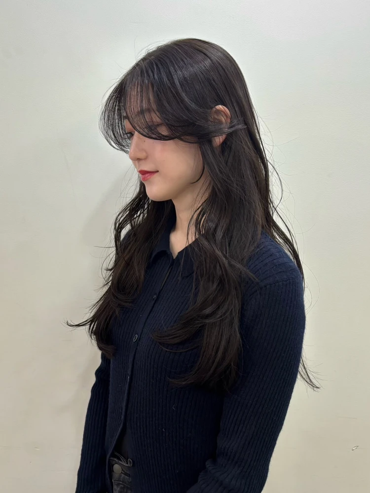 エアリーなロングレイヤー サイド