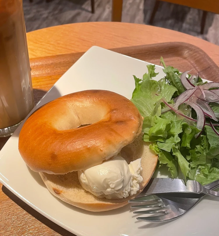 ニューヨーカーズカフェ モーニング ベーグルセット