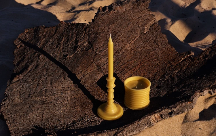 ビーワックスキャンドル