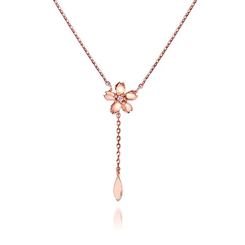 スタージュエリー SAKURA2026　ネックレス　地金　