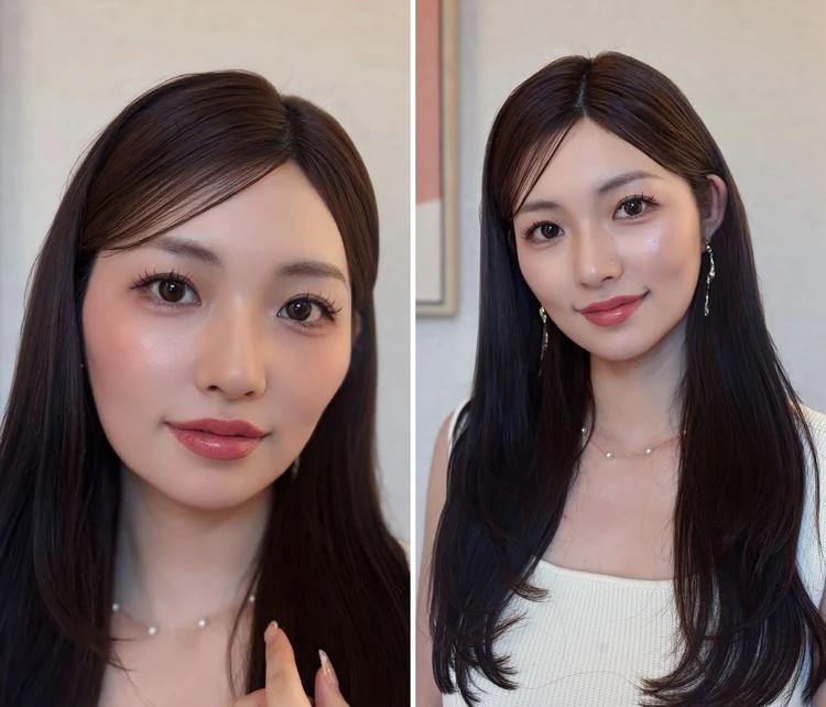 リリミュウ　バタールージュ05 DAZZ PINKを使用したメイク