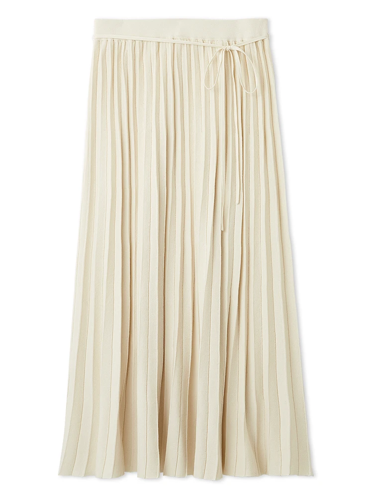 ミラ オーウェン　ニットプリーツスカート　￥11550