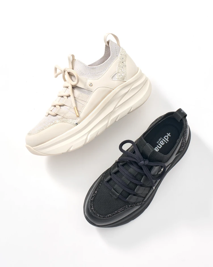 プラスダイアナ　KNIT SLIP-ON SNEAKERS各￥17600