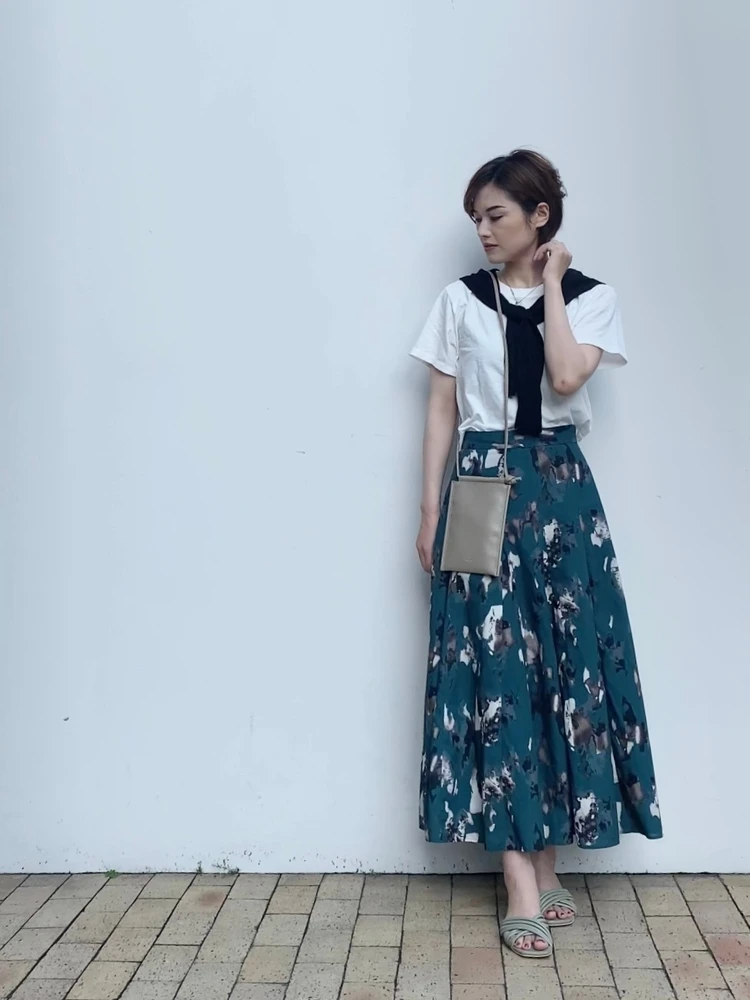 7月号を参考に、白T苦手問題を克服!私の白T着回しコーデ集_11
