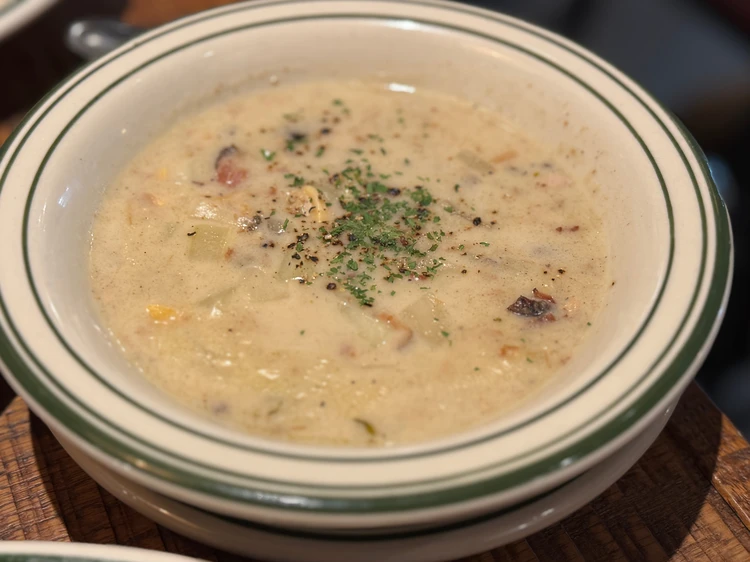 クラムチャウダーの写真
