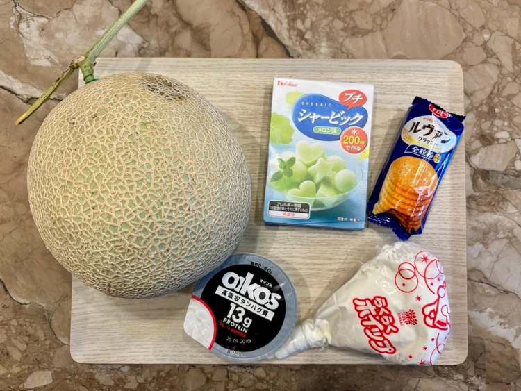 猛暑のおうち時間に！10分で作れる贅沢メロンパフェ_2