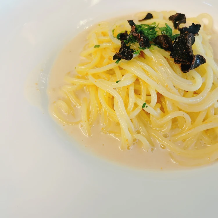 【渋谷でちょっとリッチな高コスパランチ】黒トリュフとウニの絶品クリームパスタ♡#グルメ部_8_1
