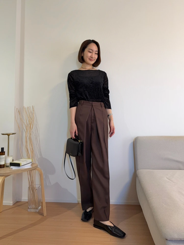 初秋ブラウンコーデ2選|30代シンプル派の着回し術#ファッション部_1