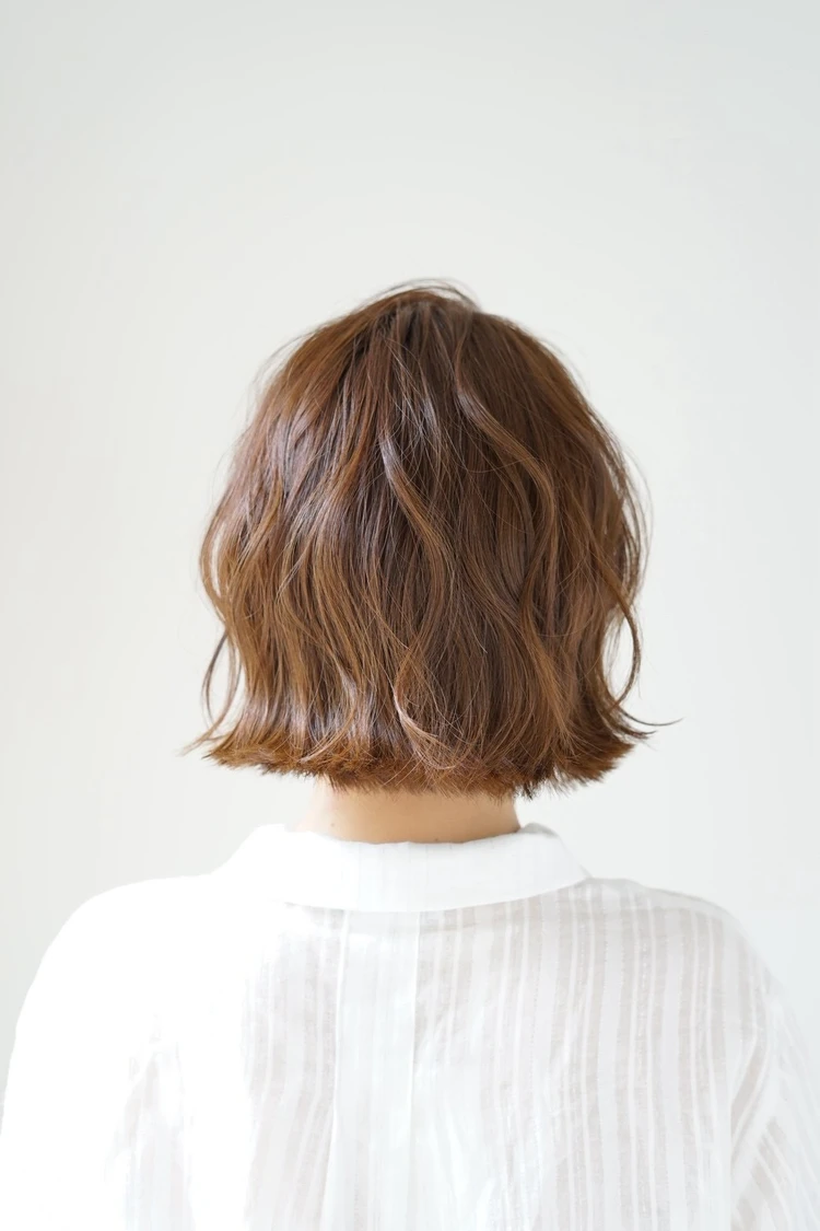 30代髪型・ボブのバック