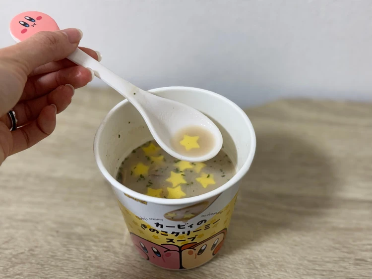 カービィのきのこクリーミースープ　星　スター